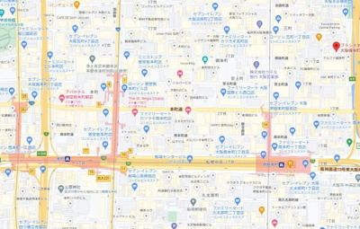【地図】 | ブランズタワー大阪備後町