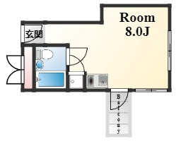 クリフサイド西岡本の間取り