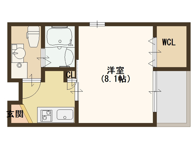 【間取り】 | エムズコート玉出