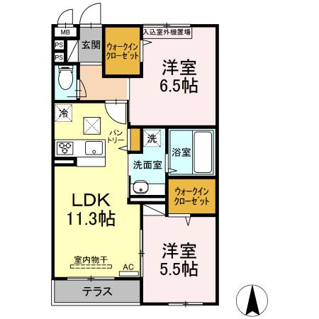 ビアンカ日吉Ⅲの間取り
