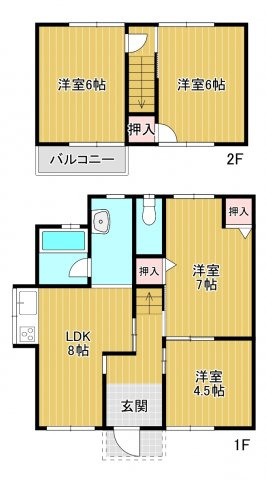 【間取り】 | 大原貸家