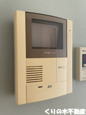 【セキュリティ】 | シャーメゾンエンギ B棟 | モニター付きインターホン完備