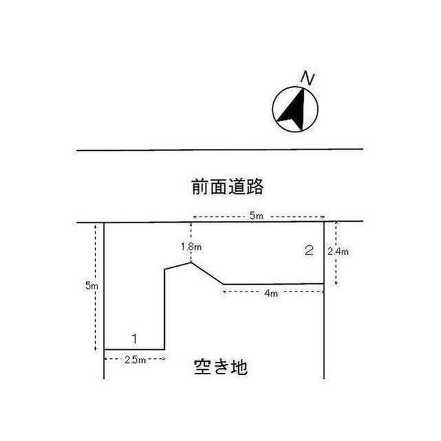 岐阜市日野東６丁目の駐車場の間取り