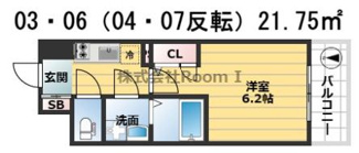 【間取り】 | エスリード谷町六丁目
