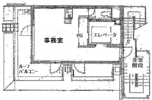 中央区銀座３丁目の事務所の間取り