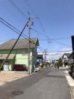 【前面道路含む現地写真】 | 守山市水保町1255-235　新築分譲