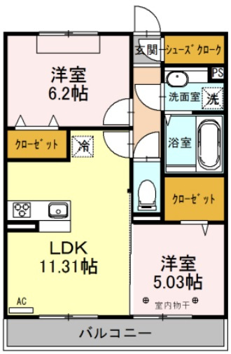 マノワール正心の間取り