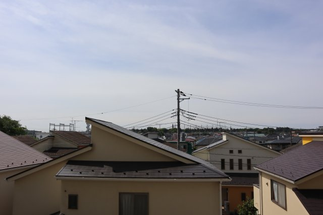 ドメイン八千代勝田台の展望|バルコニ―からの眺め　前面は高い建物がございませんので開放的