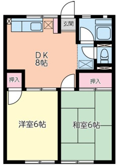 【間取り】 | シティハイムイカダⅡ