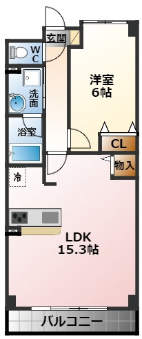 【間取り】 | MINT甲子園三番町