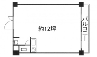 【間取り】 | ウエストビル松山テナント