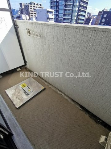 ラフォーレ松ヶ枝町Ⅲのバルコニー