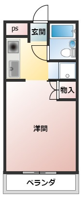 ハイムサン・ムーンⅠの間取り