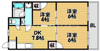 【間取り】 | ハイツ西川