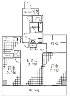 【間取り】 | ライオンズシティ両国