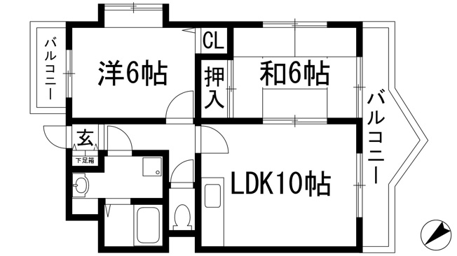 【間取り】 | エミネンス丸の内Ｂ棟