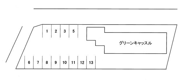 グリーンキャッスルの区画図