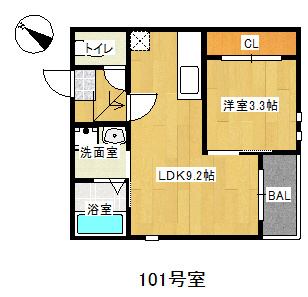 【間取り】 | Grandticクレアシオン(グランティッククレアシオン) | 別号室の写真になります。現況優先。