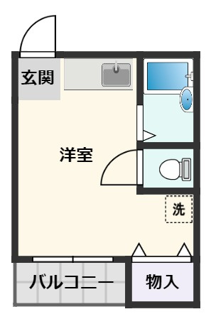 【間取り】 | ドルフ山手町