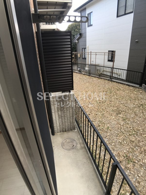 【バルコニー】 | ハッピーハウスⅢ | お洗濯にも便利なバルコニー付き同型タイプ