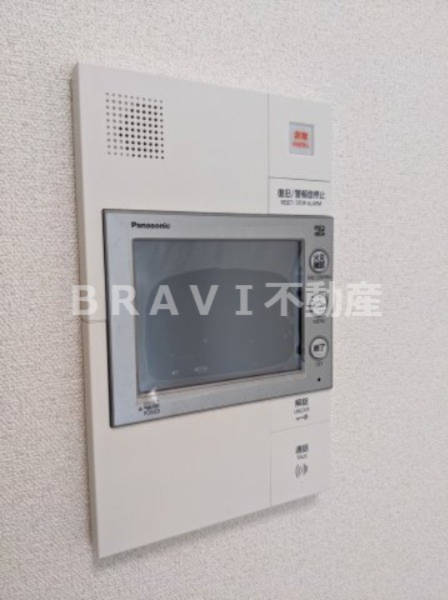 プレサンス天満橋ヴェルエラ BRAVI不動産のセキュリティ|【プレサンス天満橋ヴェルエラ】モニター付きインターホン