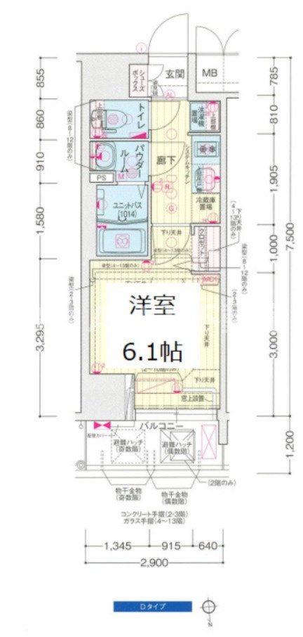 プレサンス天満橋ヴェルエラ BRAVI不動産の間取り|【プレサンス天満橋ヴェルエラ】