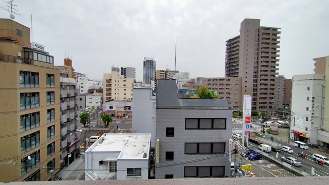 ロイヤルアーク今福鶴見の展望|バルコニーからの展望です。