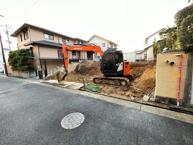 守山区大屋敷 全2棟　2号棟＜仲介手数料無料＞守山小・守山中　新築一戸建ての外観|〈内覧予約キャンペーン実施中！〉マックスバリュde住まい相談までご連絡下さい。