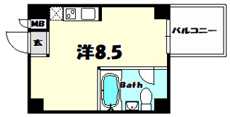 【間取り】 | イーストヴィレッジ三宮