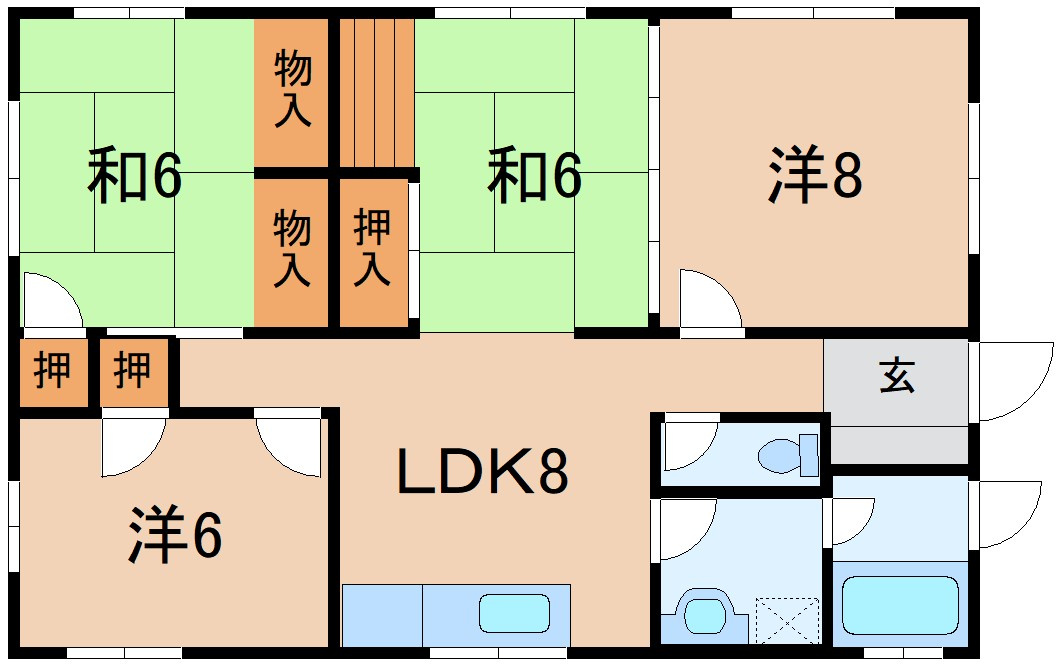 中村住宅の間取り