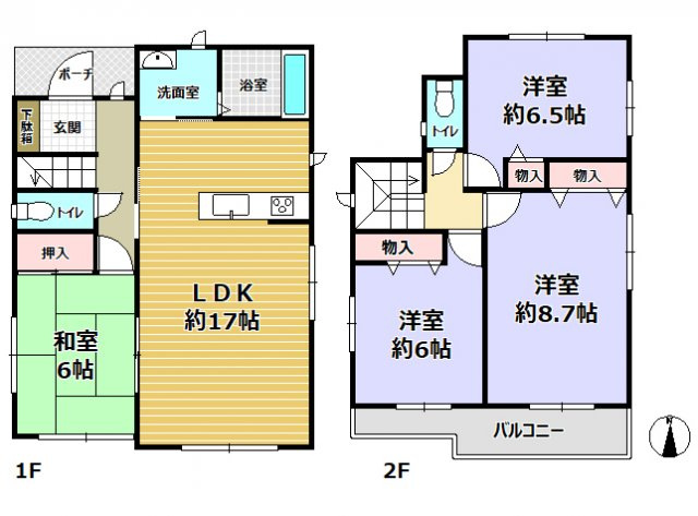 西宮市名塩さくら台２丁目　新築戸建　Ⅱ-１号棟