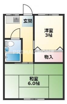 【間取り】 | 中島ハイツ