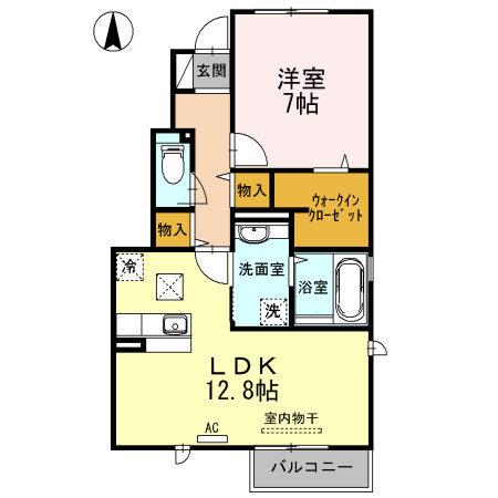 【間取り】 | グレースA棟