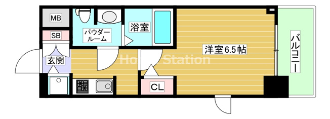 【間取り】 | アドバンス西梅田Ⅱ