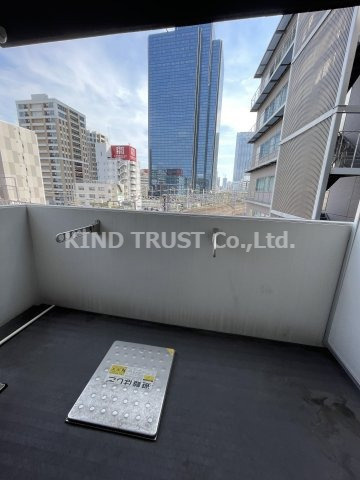 セイワパレス梅田茶屋町のバルコニー|お洗濯にも便利なバルコニー付き