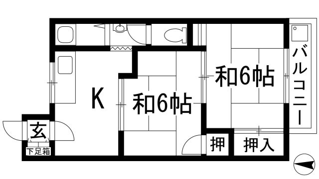 【間取り】 | 第二柳原マンション