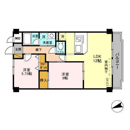【間取り】 | アレックス千葉寺