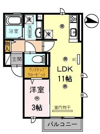 パストラルありえⅡの間取り