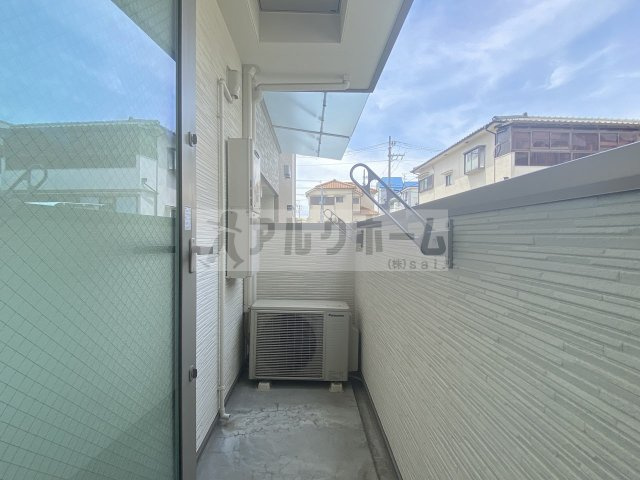 フジパレスパルトネールさとの3番館のバルコニー