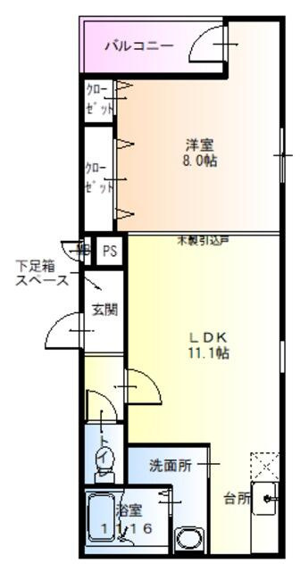 フジパレスパルトネールさとの3番館の間取り
