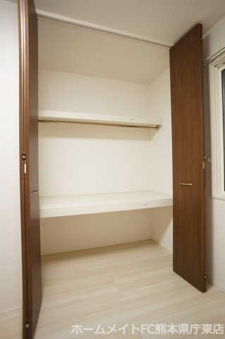 熊本市中央区渡鹿６丁目のアパートの収納