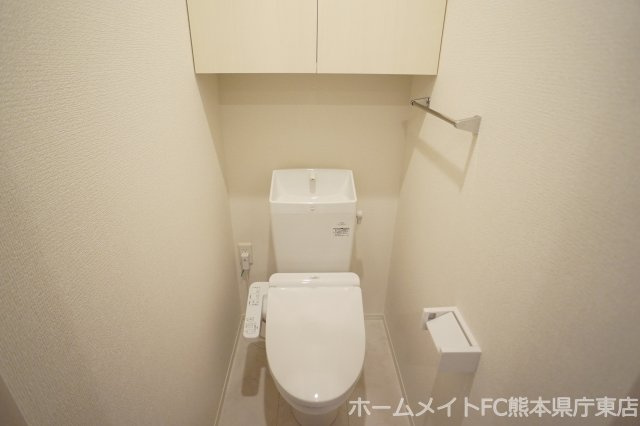 熊本市中央区渡鹿６丁目のアパートのトイレ