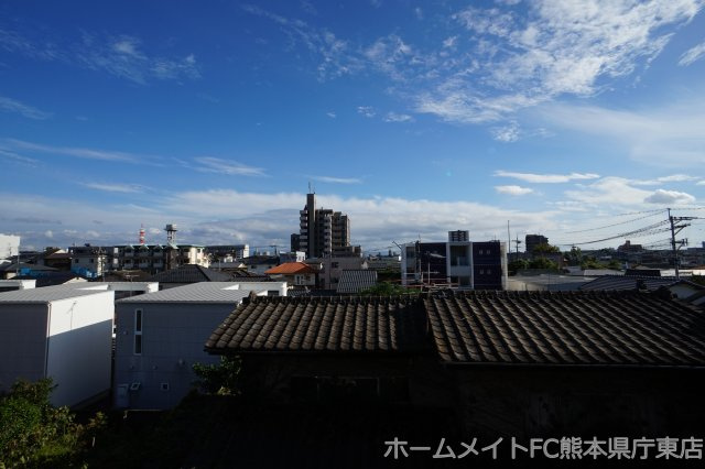 熊本市中央区渡鹿６丁目のアパートの展望