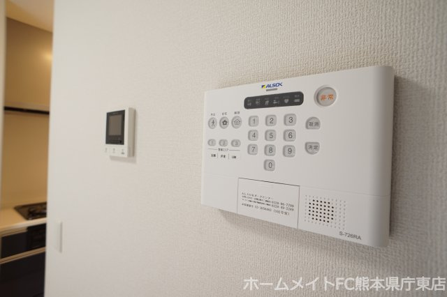 熊本市中央区渡鹿６丁目のアパートのセキュリティ
