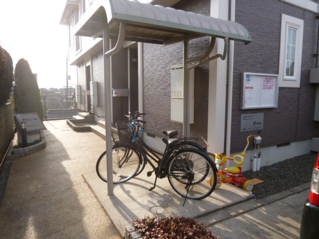 都窪郡早島町早島のアパートのその他共用部分|駐輪場