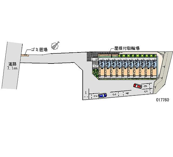 レオパレスヨロズヤＣの区画図