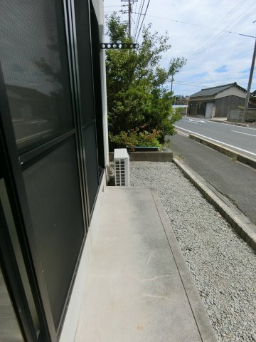 シーサイドオクダ　A棟のバルコニー
