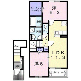 【間取り】 | ノーブルB