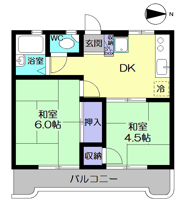 多摩ハイツの間取り