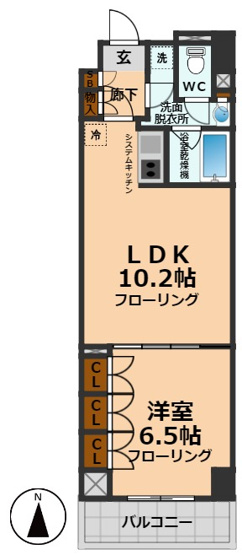 【間取り】 | レジディア杉並方南町